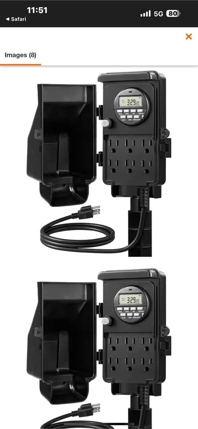 Vrbgify Waterproof Outdoor Digital Stake Timer - photo 4