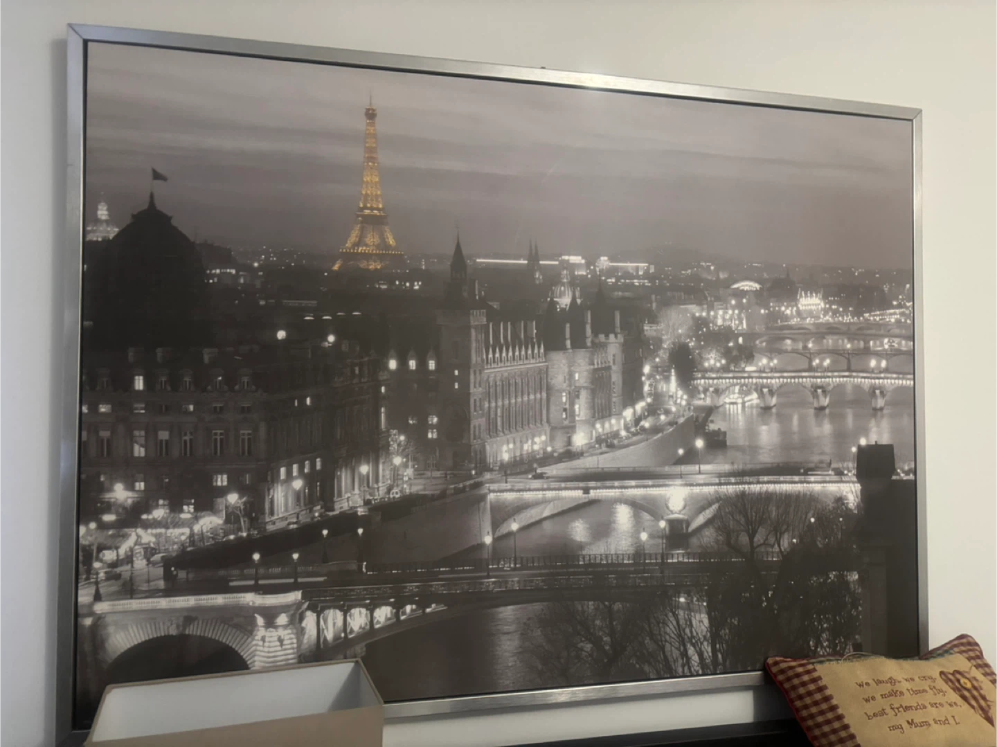 Large IKEA Paris nights picture