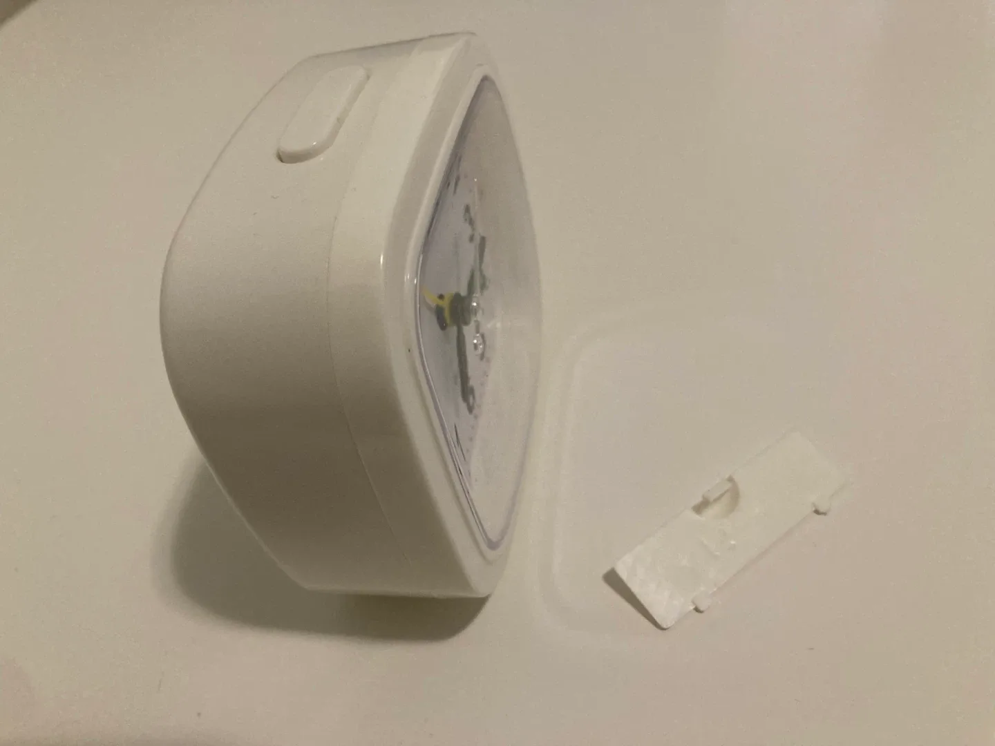 non-operating White Quartz Alarm Clock image indicator(3)