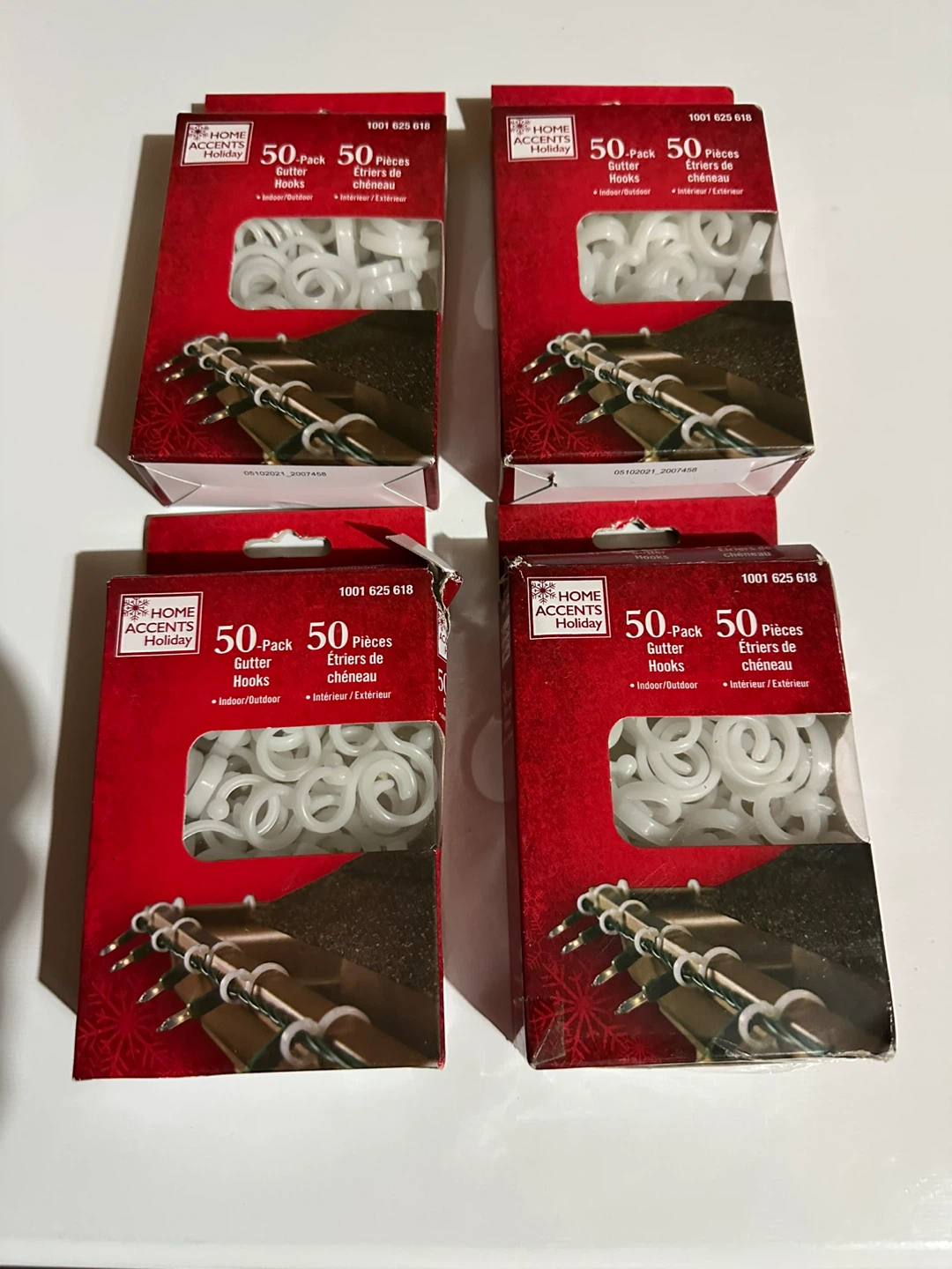 Home Accents Holiday Gutter Hooks - 50 Pack