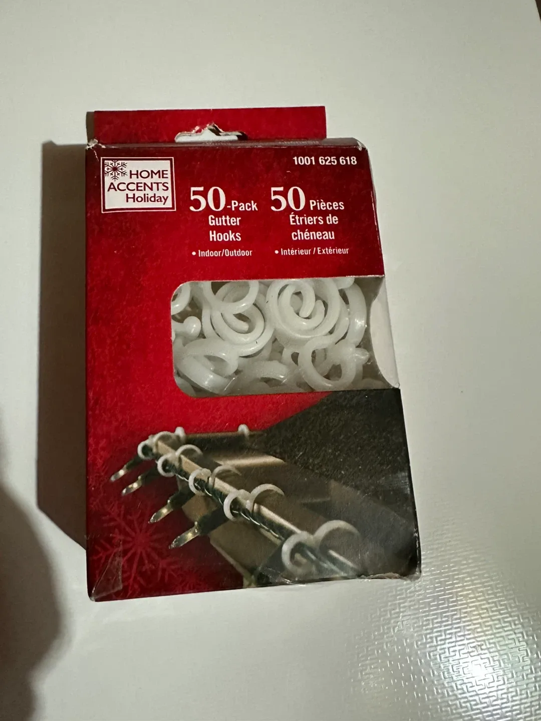 Home Accents Holiday Gutter Hooks - 50 Pack image indicator(2)
