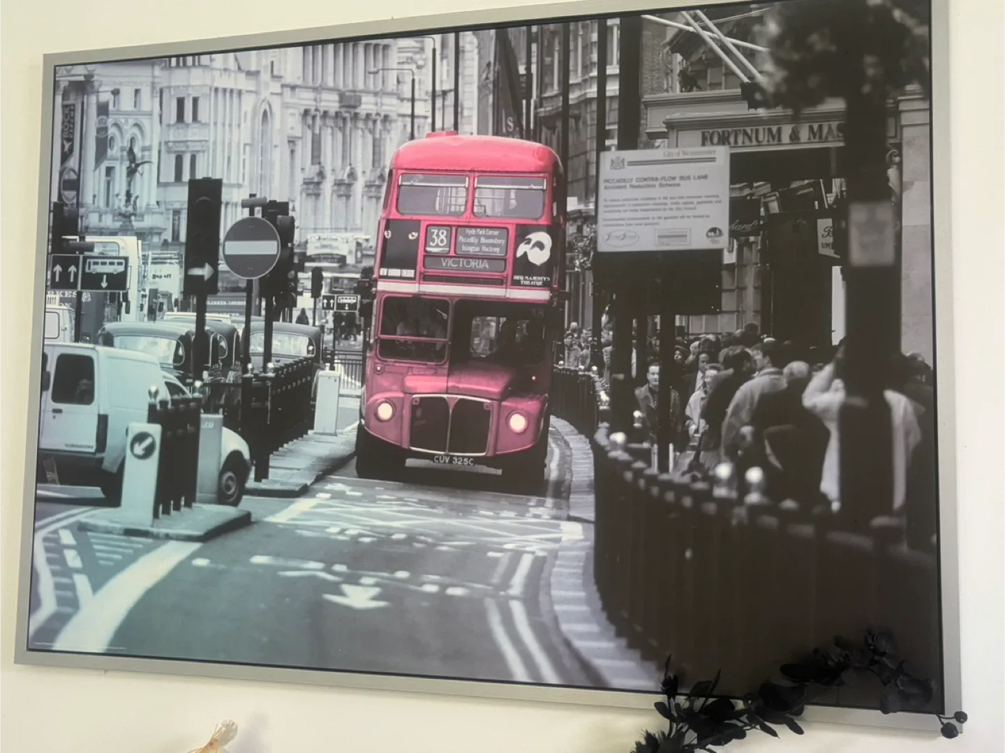 IKEA London Bus Framed Print