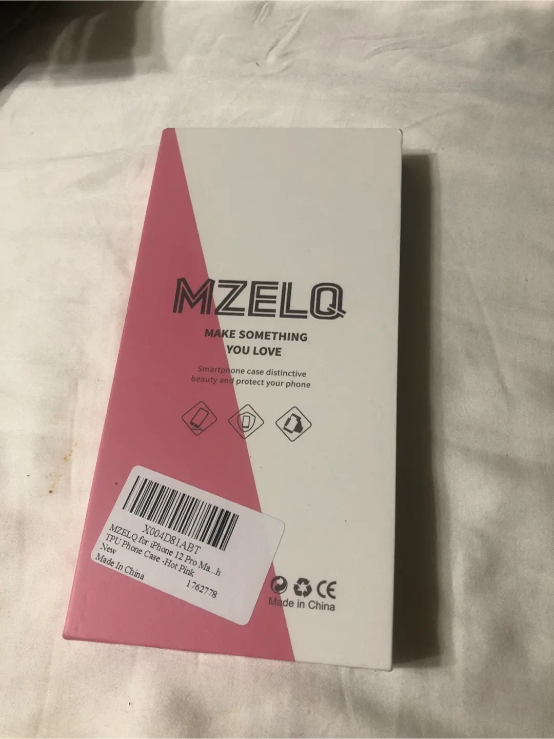 New Mzelq iPhone 12 Pro Max Hot Pink Case image indicator(7)
