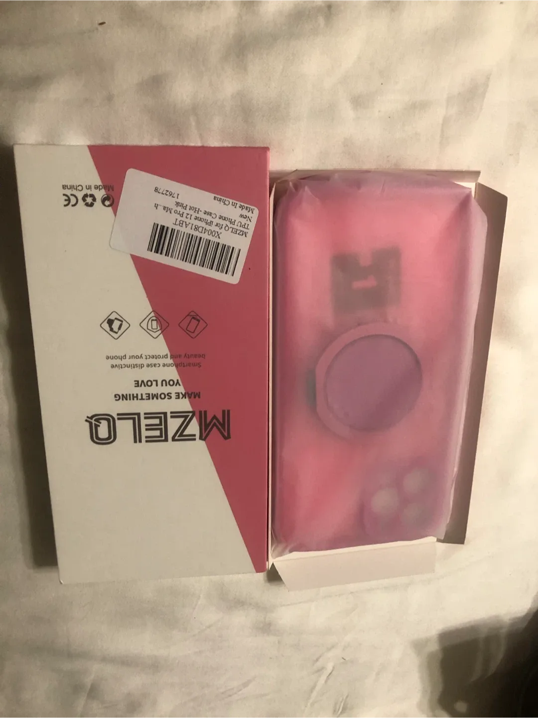 New Mzelq iPhone 12 Pro Max Hot Pink Case image indicator(2)