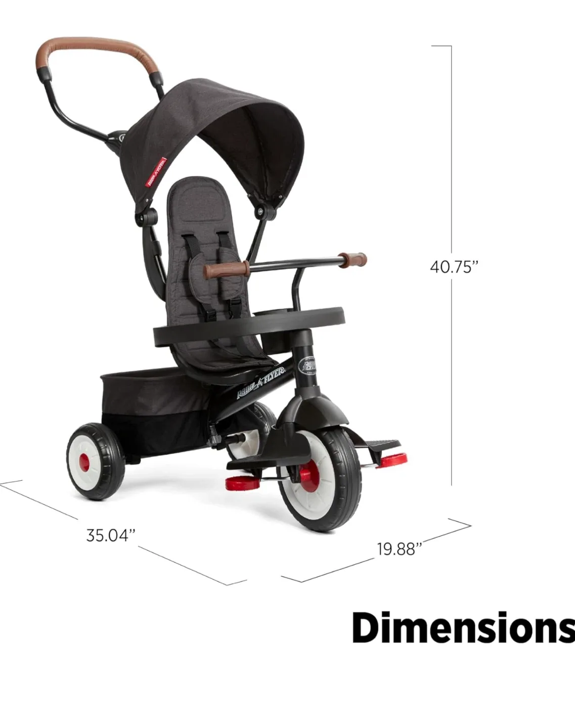 Radio Flyer 4-in-1 Stroll 'N Trike image indicator(5)