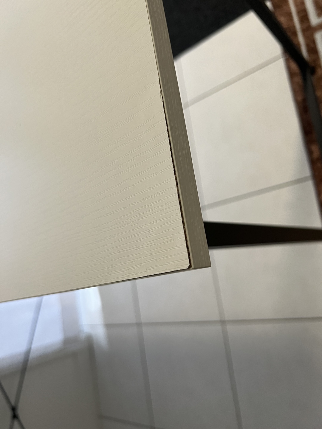 White L-shaped Desk - photo 5