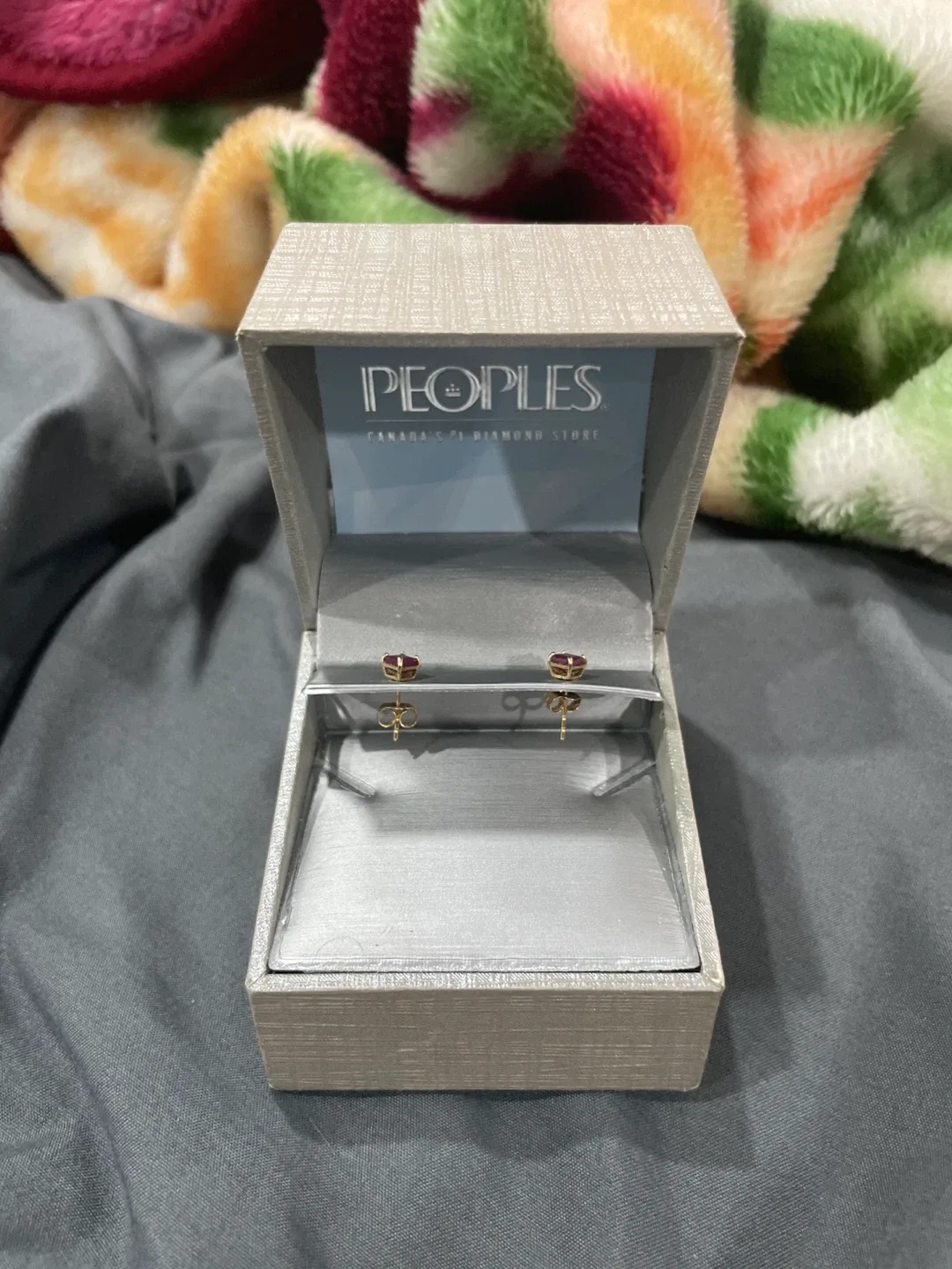 Peoples Jewellers Ruby Stud Earrings