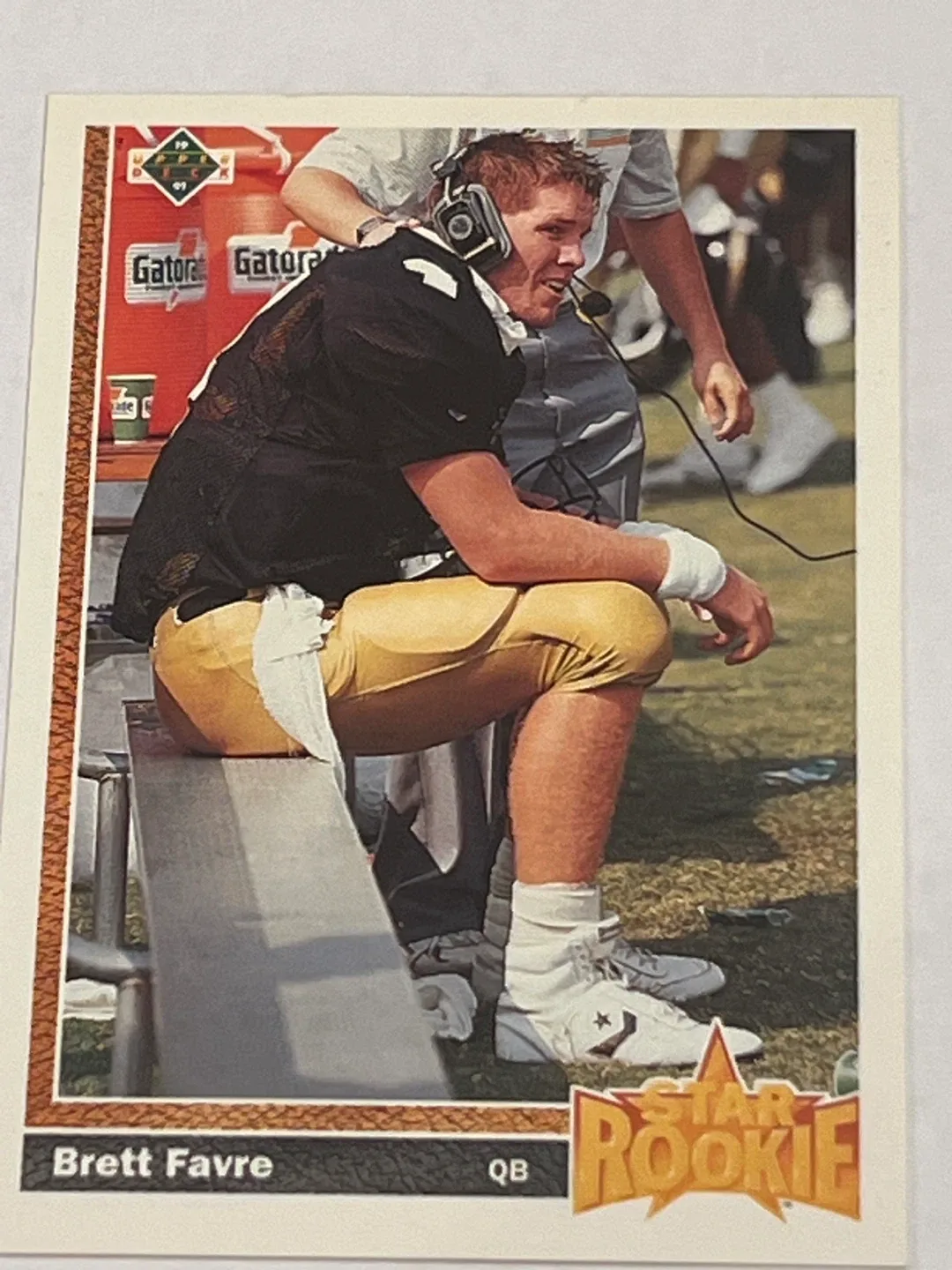 Brett Favre Star Rookie Trading Card