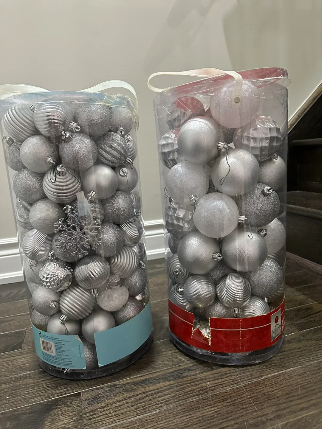 Silver Christmas Ornaments