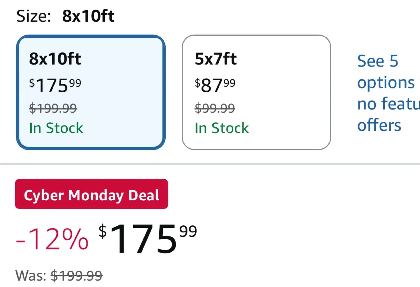 Geometric Patterned Area Rug 8x10 ft- Soft & Cozy image indicator(8)