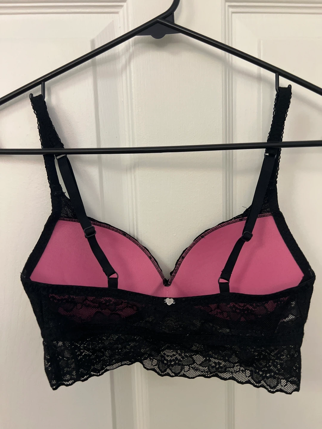 Victoria's Secret PINK Black Lace Bralette - photo 2