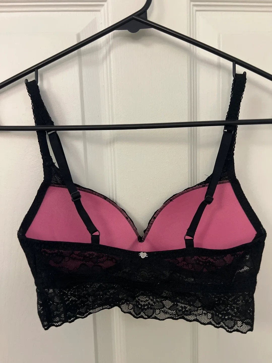 Victoria's Secret PINK Black Lace Bralette image indicator(2)