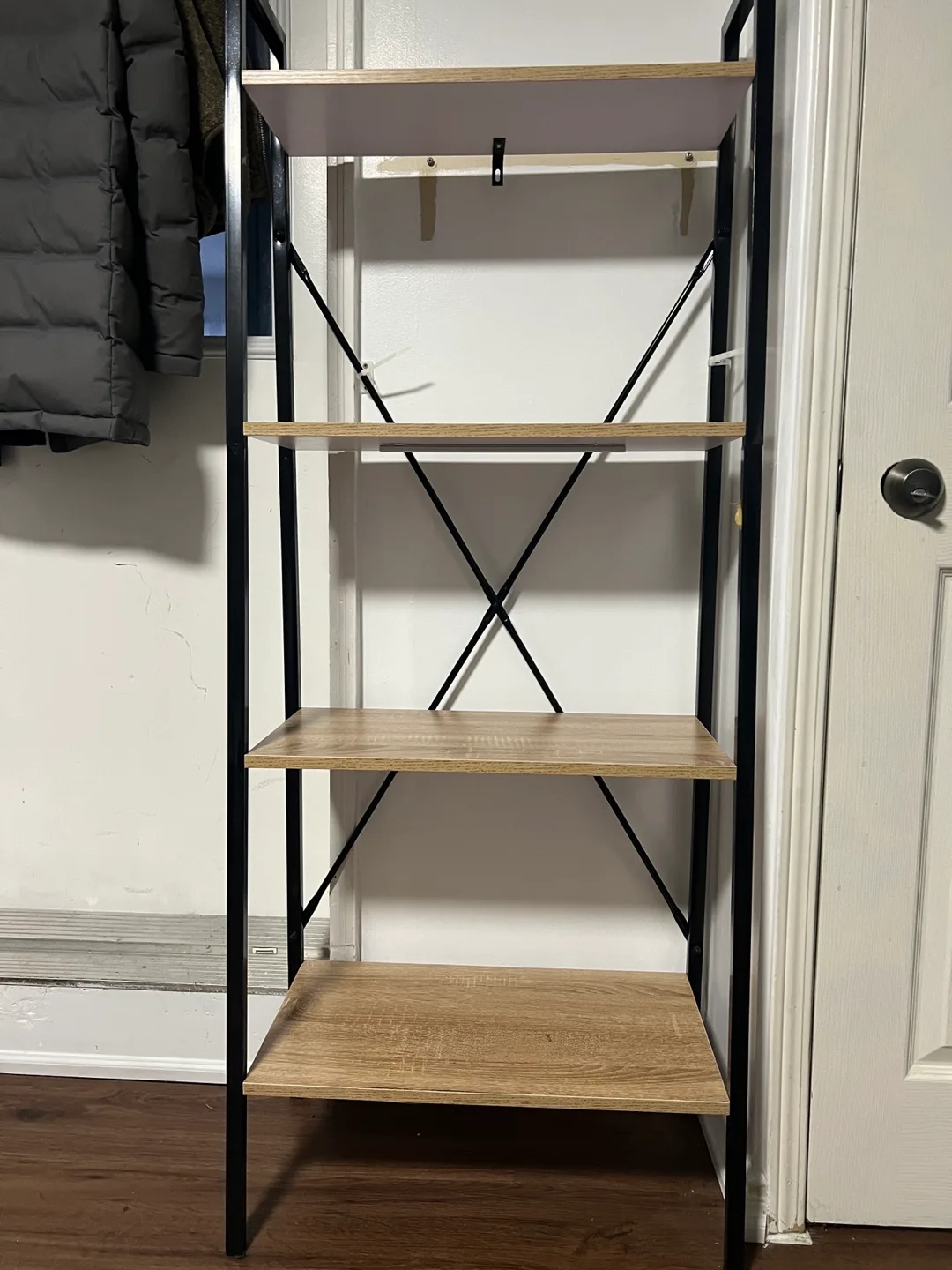 4-Tier Ladder Shelf - 60x32.5x148cm