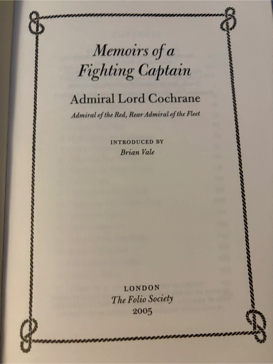 Memoirs of a Fighting Captain by Admiral Lord Cochrane - photo 2