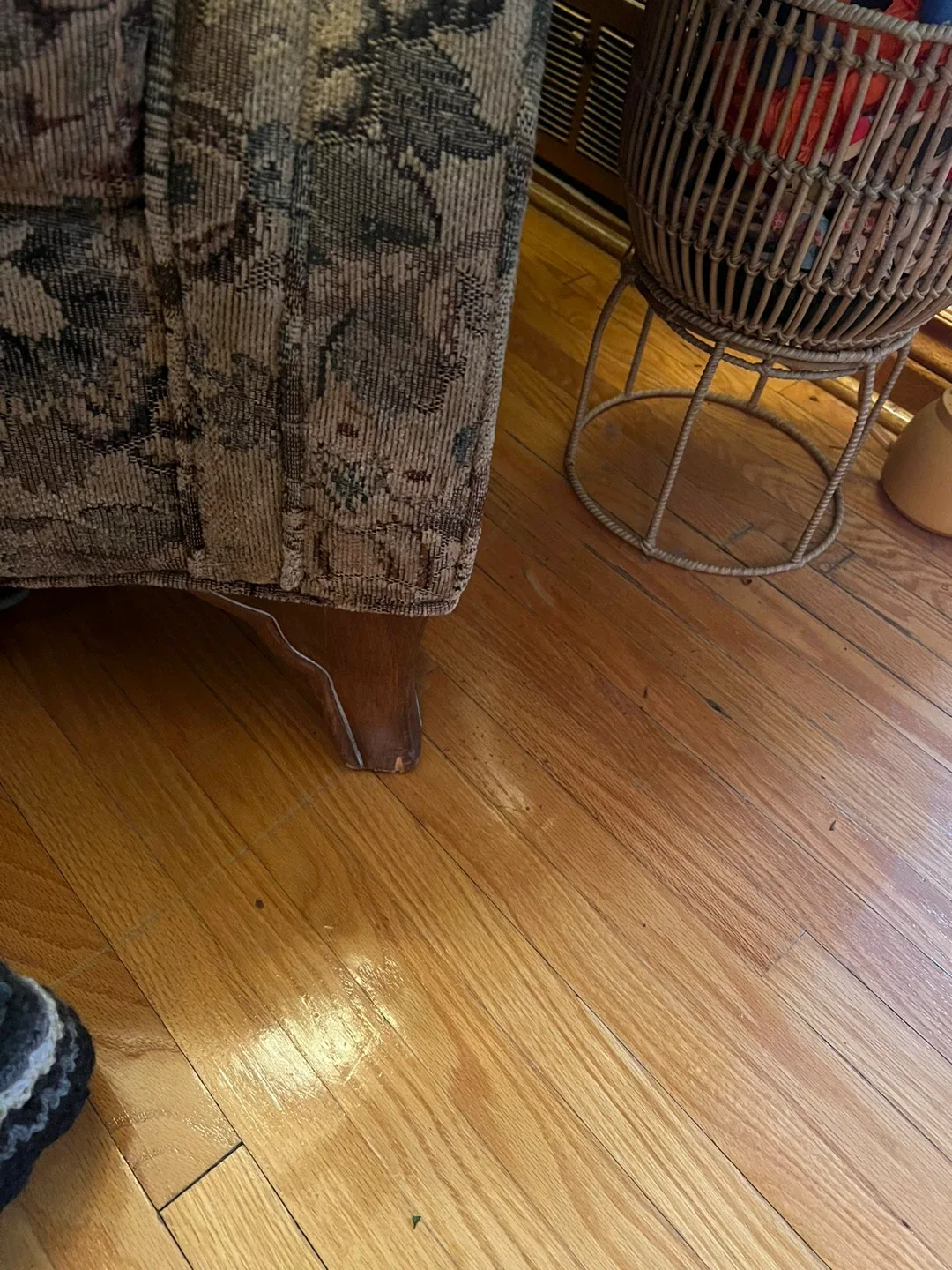 Floral Armchair with Ottoman image indicator(3)