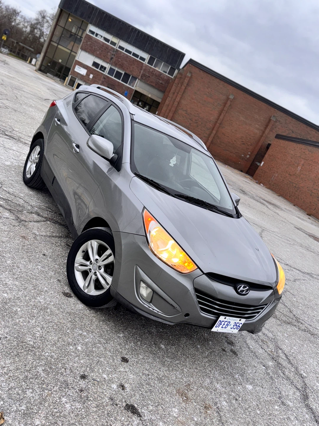 2011 Hyundai Tucson, silver