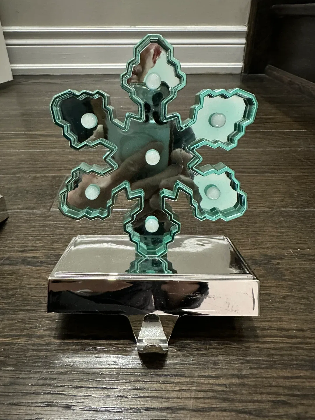 Snowflake Christmas Stocking Holders image indicator(5)