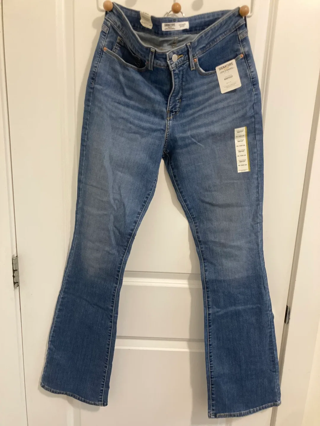 Signature Levi Strauss Bootcut Jeans - Size 10L
