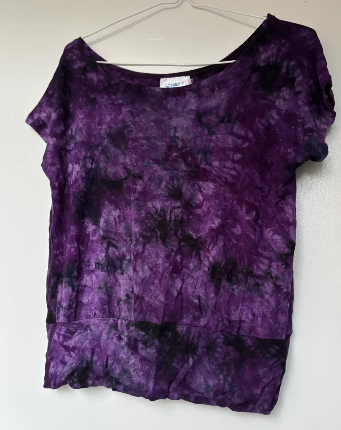 Purple Tie-Dye Top