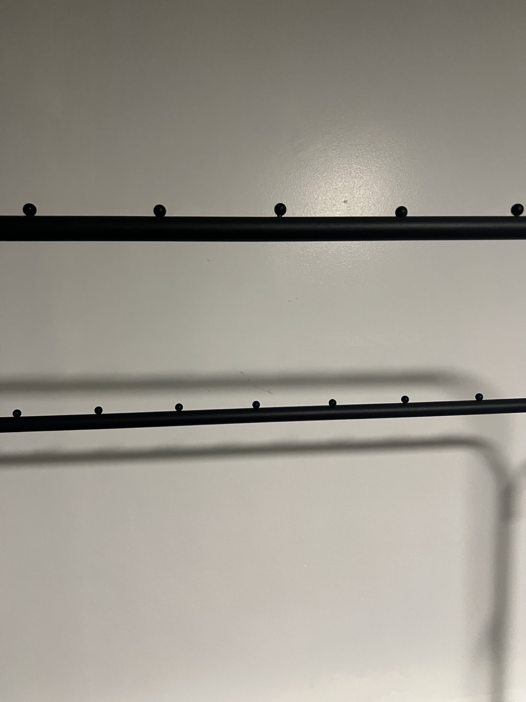 Black Metal Clothes Rack - photo 4