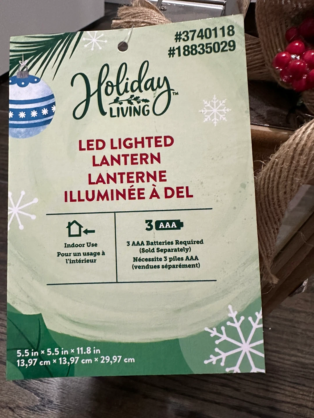 Holiday Living LED Lighted Lantern - photo 2