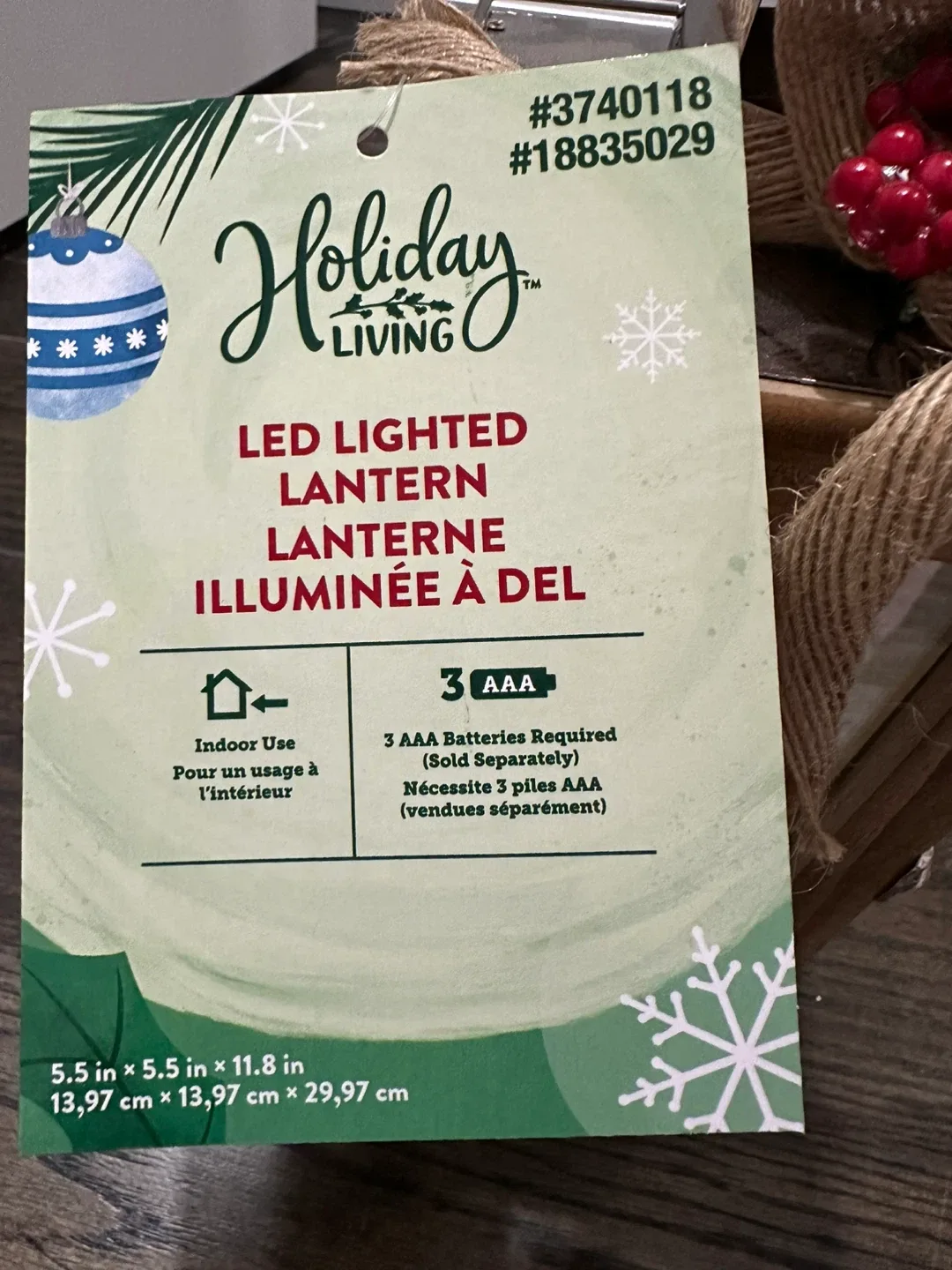 Holiday Living LED Lighted Lantern image indicator(2)