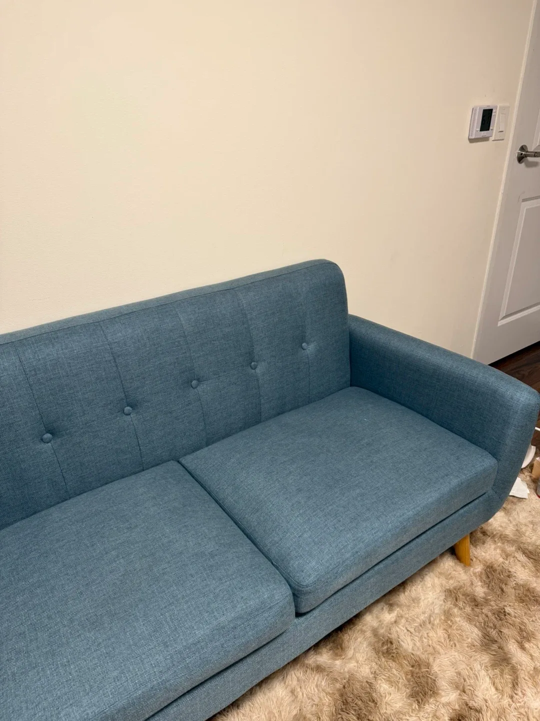 Blue Loveseat Sofa image indicator(3)