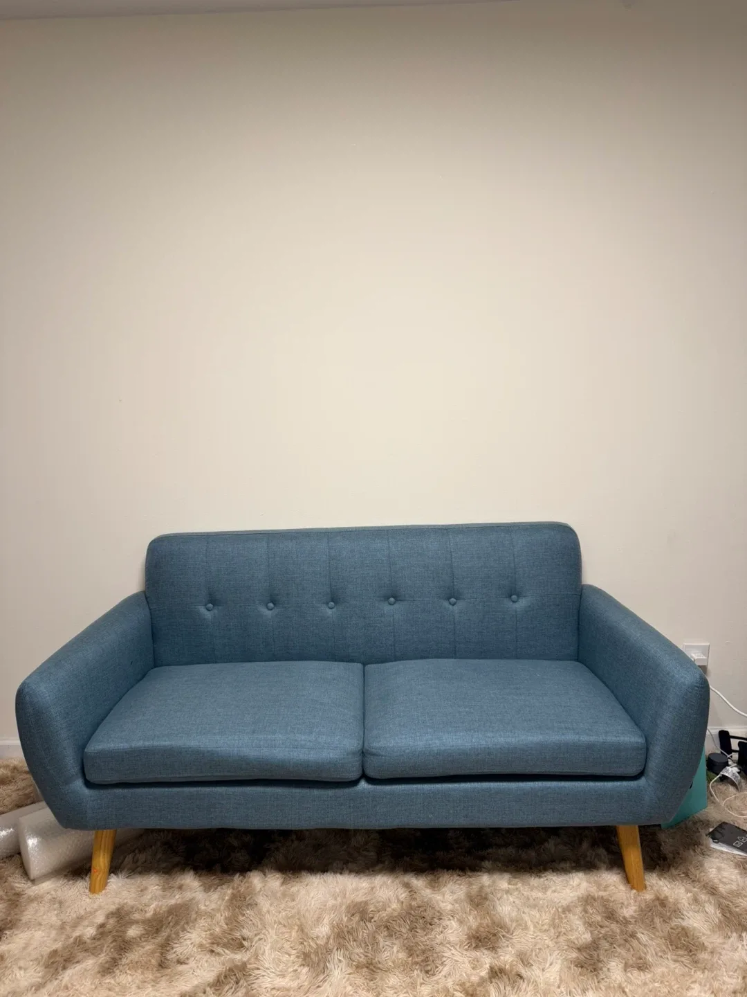Blue Loveseat Sofa