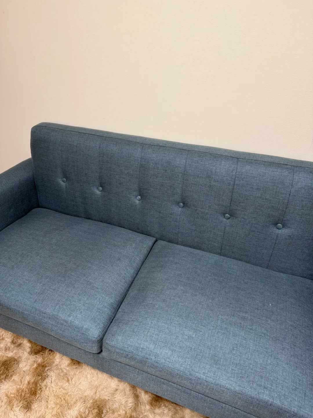 Blue Loveseat Sofa image indicator(4)