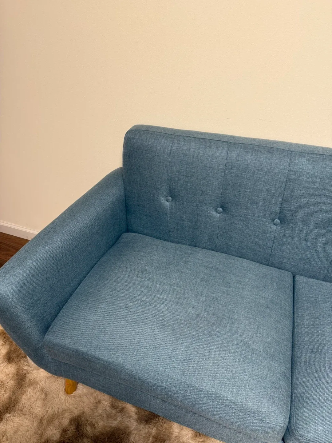 Blue Loveseat Sofa image indicator(2)