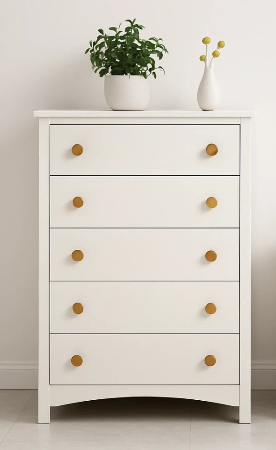 White 2-Drawer Nightstand image indicator(5)