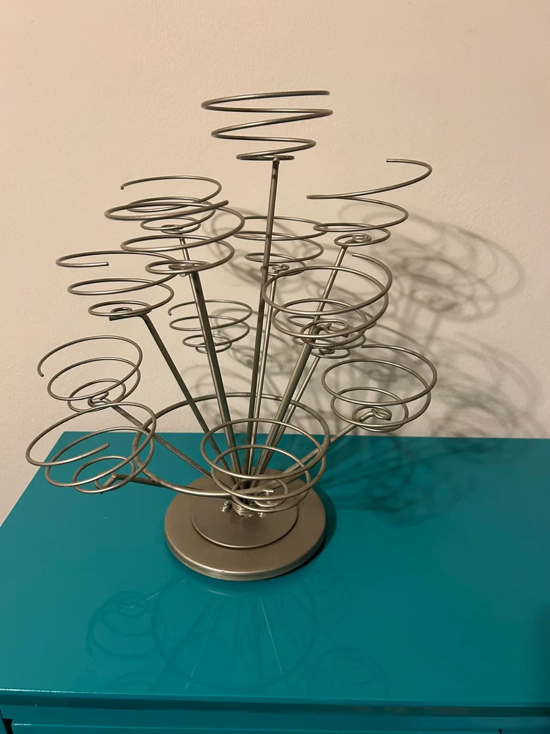 Rotating Metal Cupcake Stand