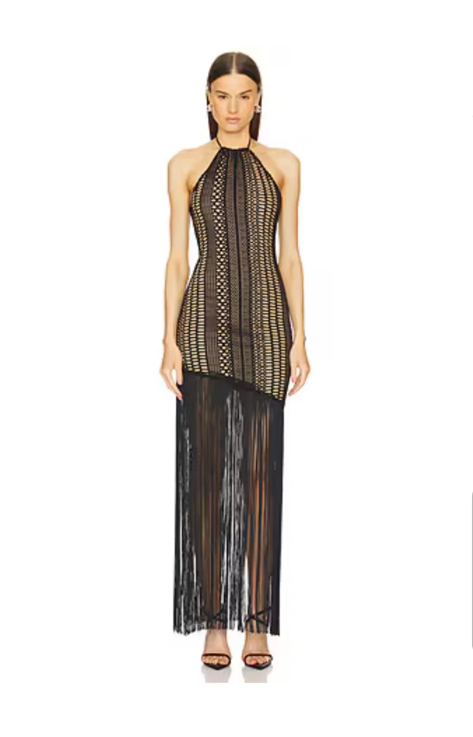 Michael Costello x REVOLVE Wren Maxi Dress in Black image indicator(5)