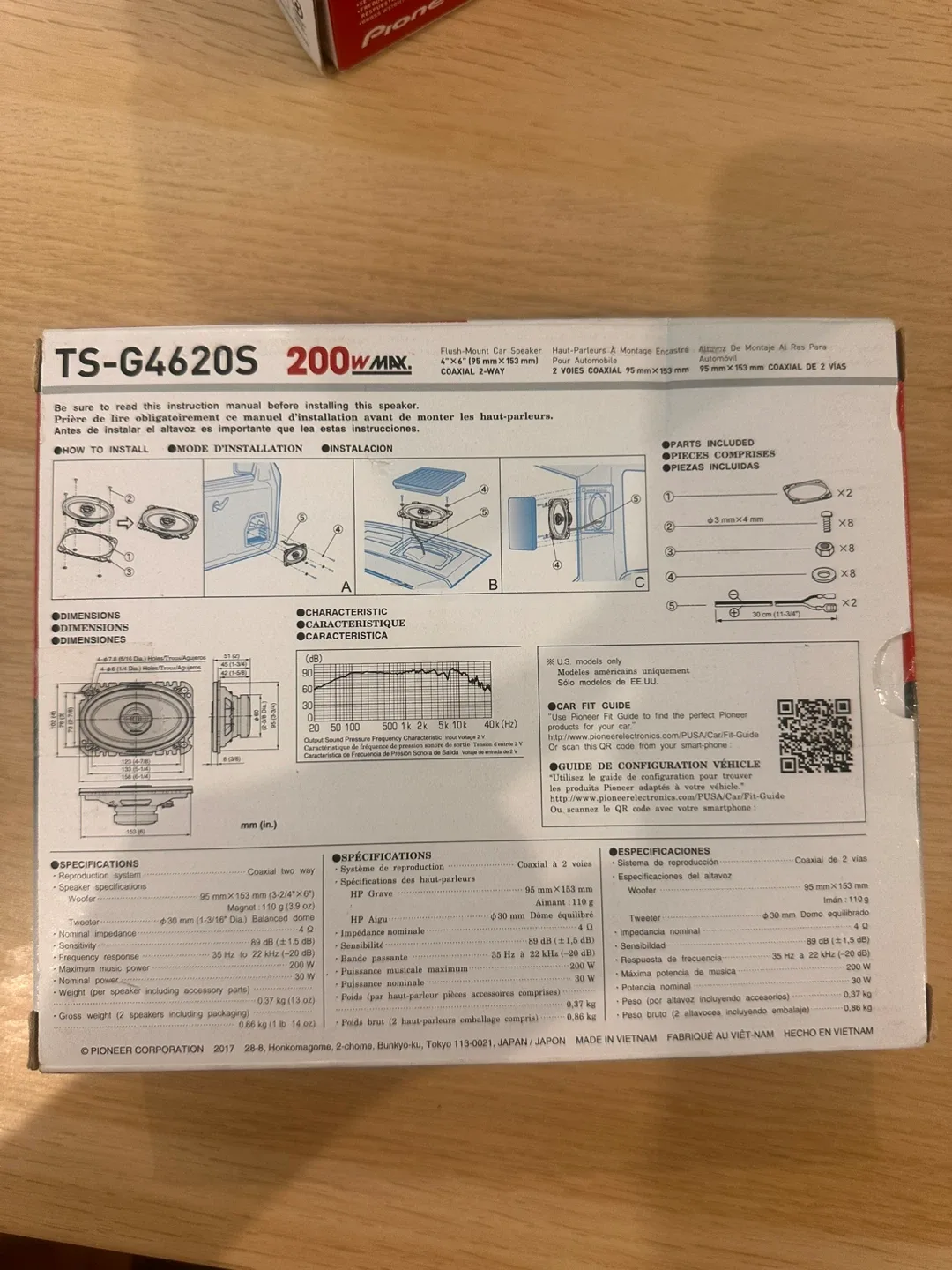 Pioneer TS-G4620S 2-Way Car Speakers - New! image indicator(3)