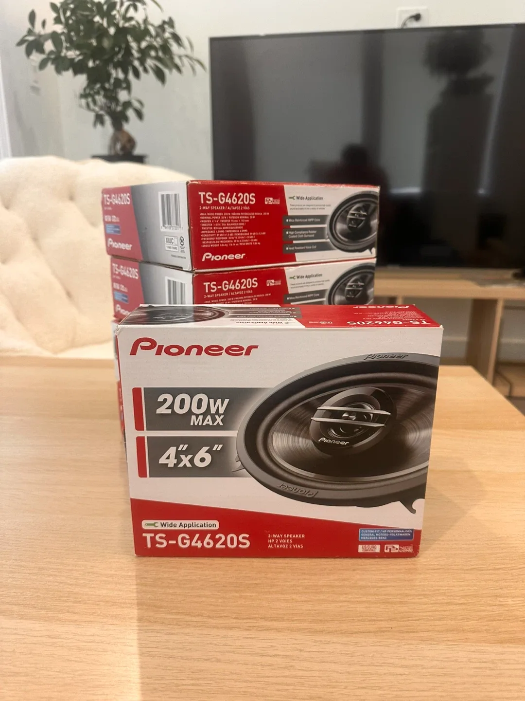 Pioneer TS-G4620S 2-Way Car Speakers - New!