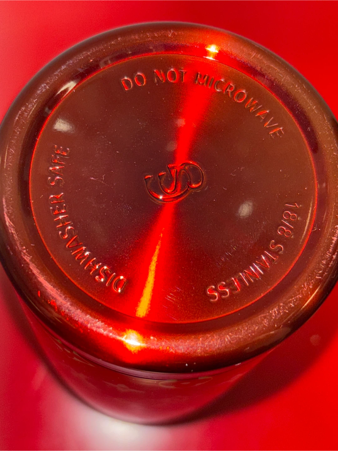 Louis Vuitton Supreme Red Stainless Steel Tumbler - photo 4