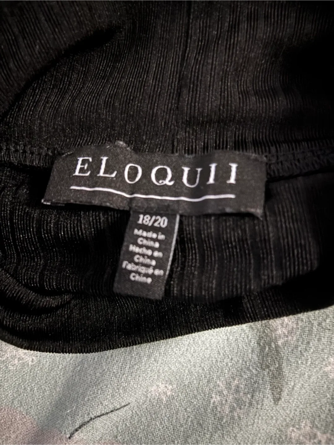 Eloquii Black Top - Size 18/20 image indicator(2)