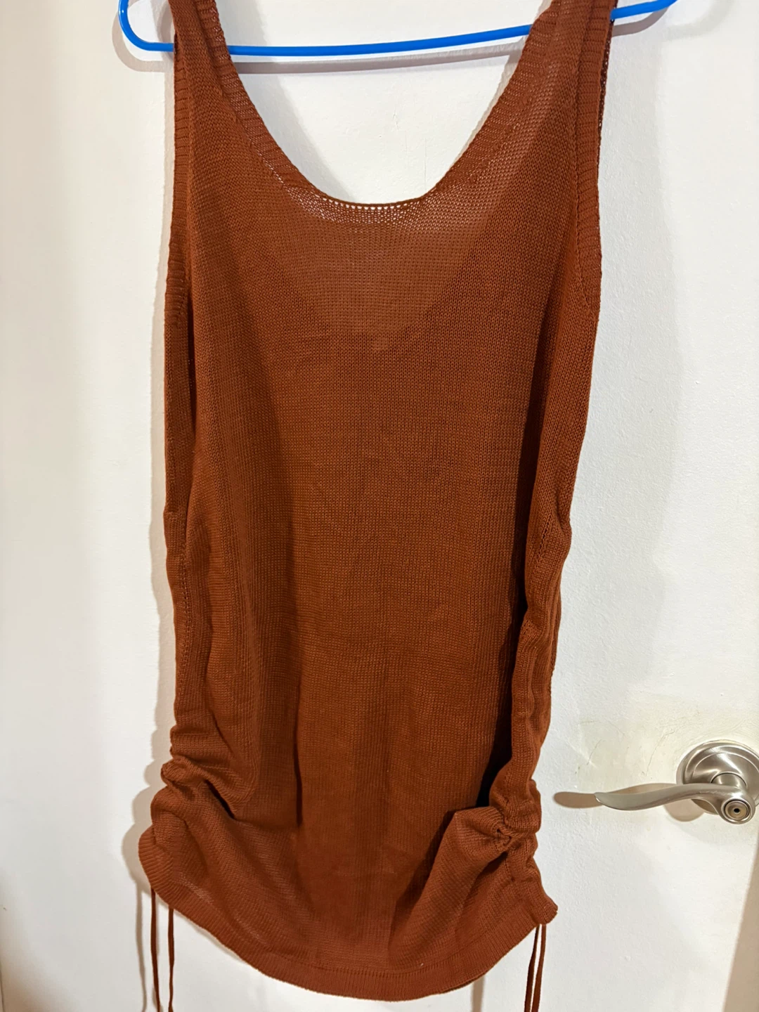 Brown Knit Tank Top - Size S - photo 3