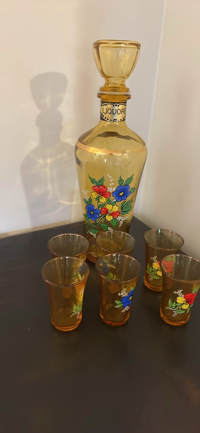 1970s Vintage Liqueur Decanter Set - photo 2