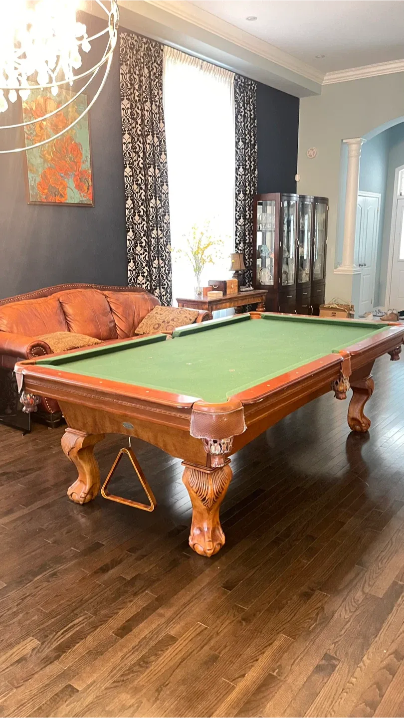 Used Pool Table with Accessories