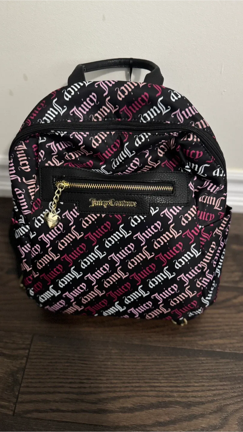 Juicy Couture Backpack - Black & Pink