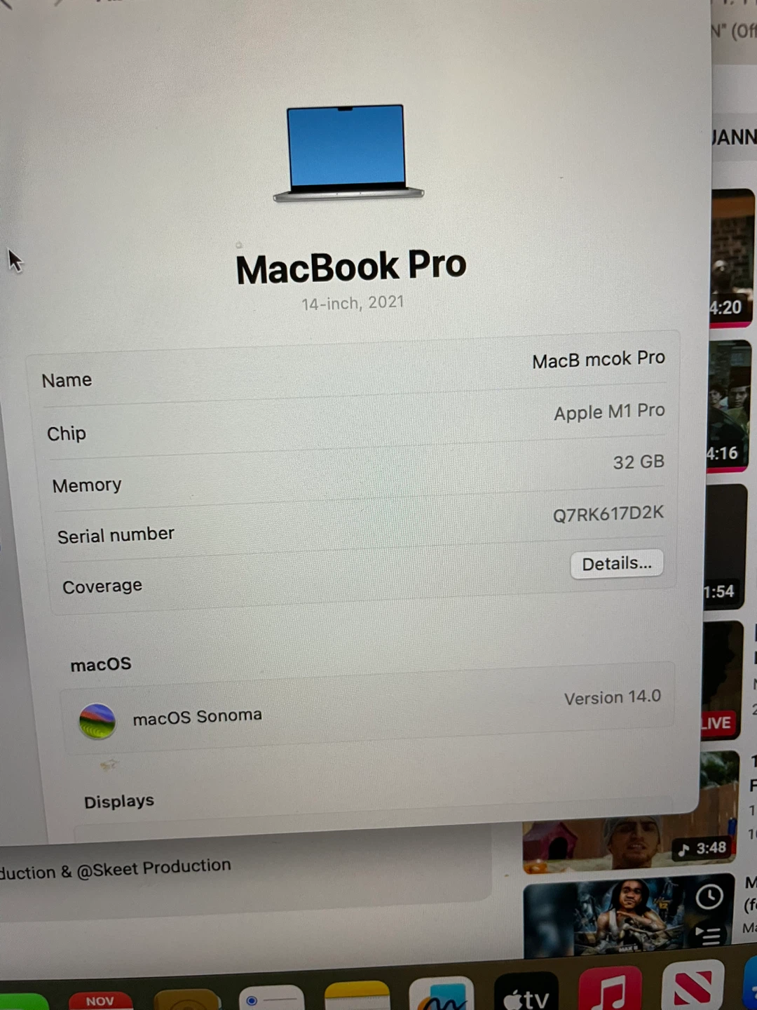MacBook Pro 14-inch, Apple M1 Pro, 32GB - photo 4