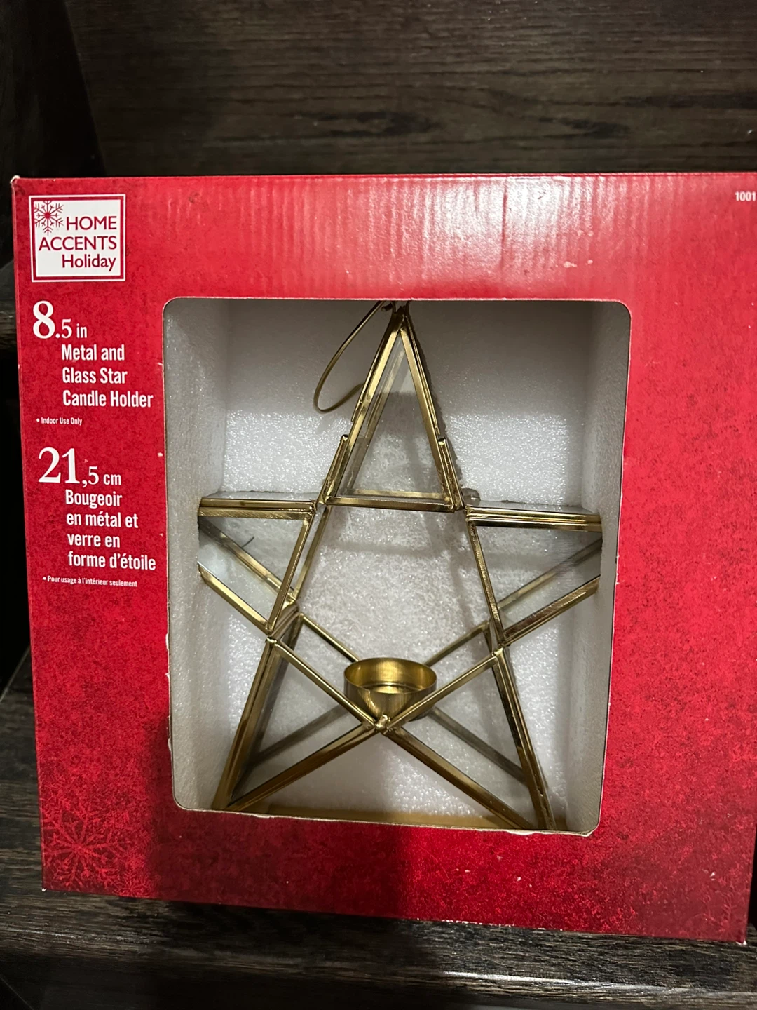 Home Accents Holiday Metal & Glass Star Candle Holder - photo 2