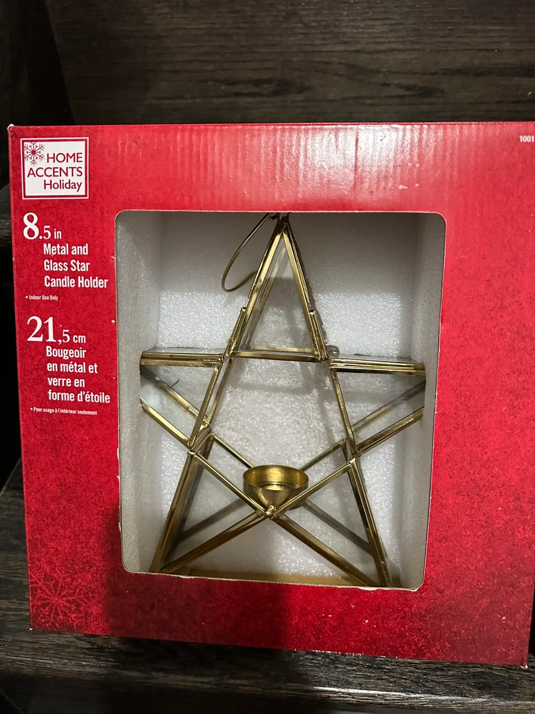 Home Accents Holiday Metal & Glass Star Candle Holder image indicator(2)