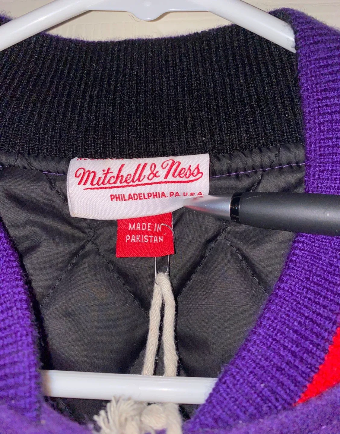 Mitchell & Ness Raptors OVO Varsity Jacket - Size M image indicator(3)