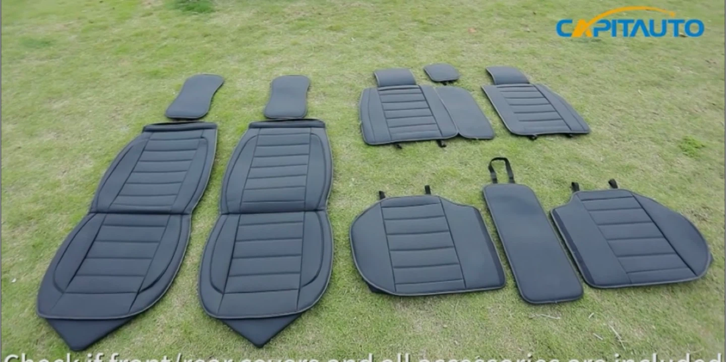 Capitauto Car Seat Covers - Black