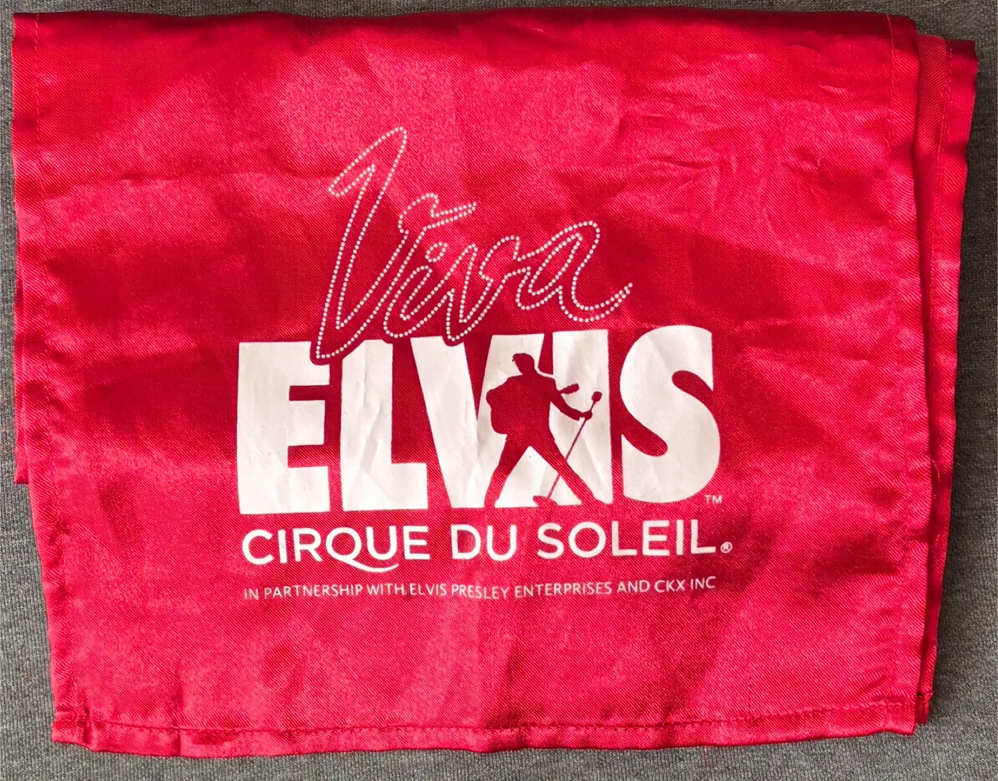 Cirque du Soleil Viva Elvis Satin Scarf