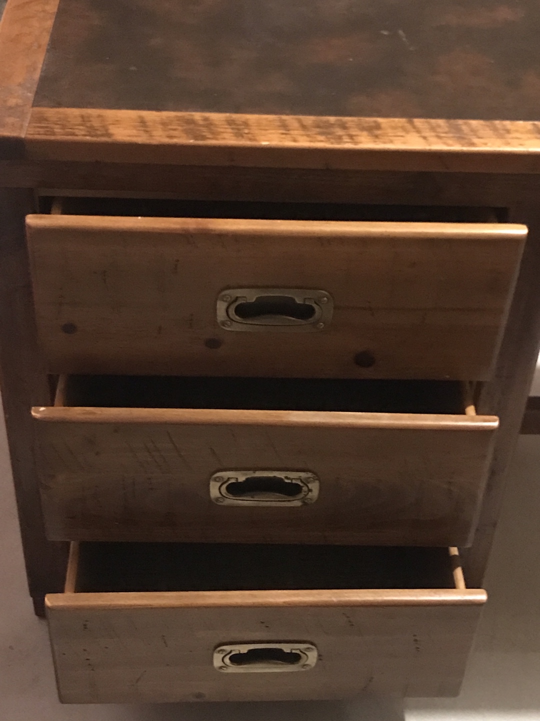 Wooden Desk with Drawers - photo 3