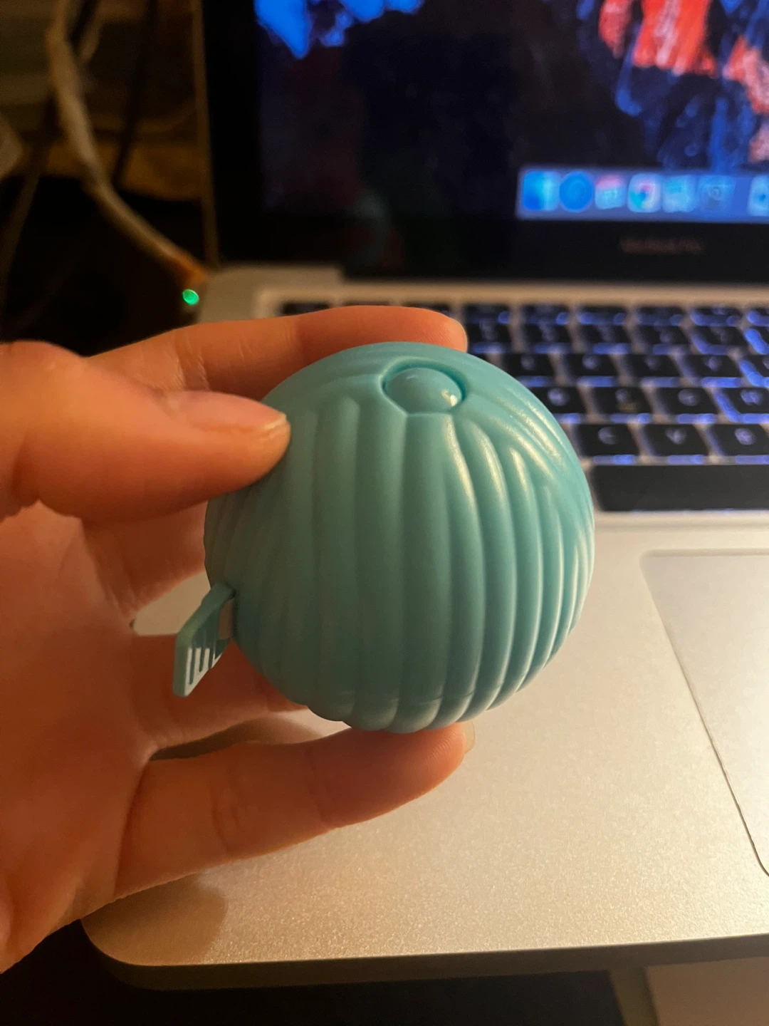 Blue Retractable Tape Measure