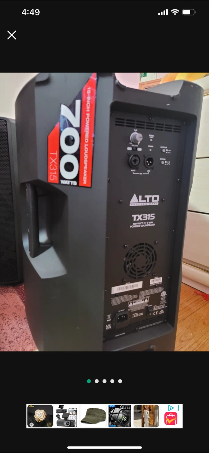 Alto Professional TX315 700-Watt 15-Inch Powered Loudspeaker - photo 3